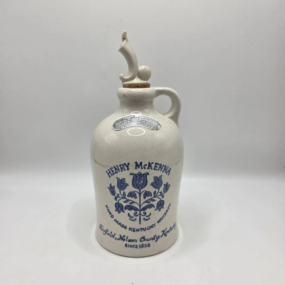 Henry‎ McKenna Hand Made Kentucky Stoneware Jug 4/5 Quart